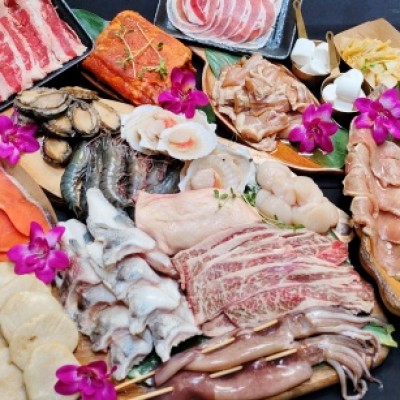 ☆頂級海陸組☆5500元10人烤肉組